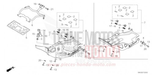 SKID PLATE CRF1100AM de 2021